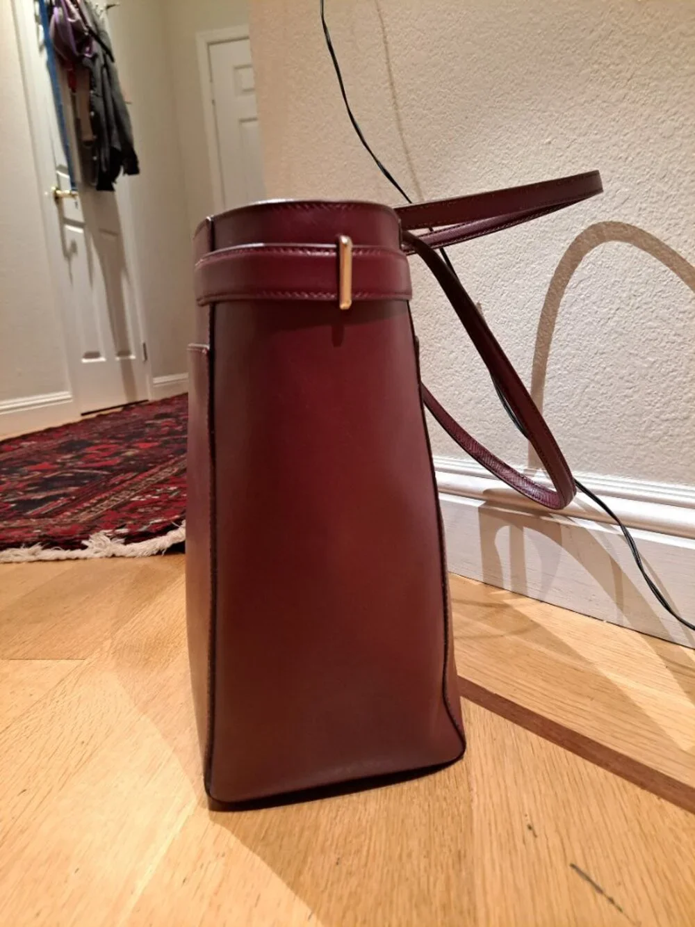 Kate Spade Staci Laptop Tote in color Cherry Wood